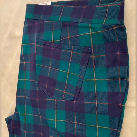 Style & Co Plaid  Pointe Paint Leggings - Size 4 x - Picture 7 of 11
